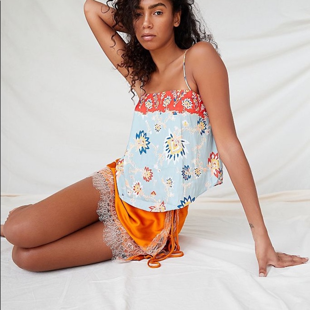 Free people true blue printed cami